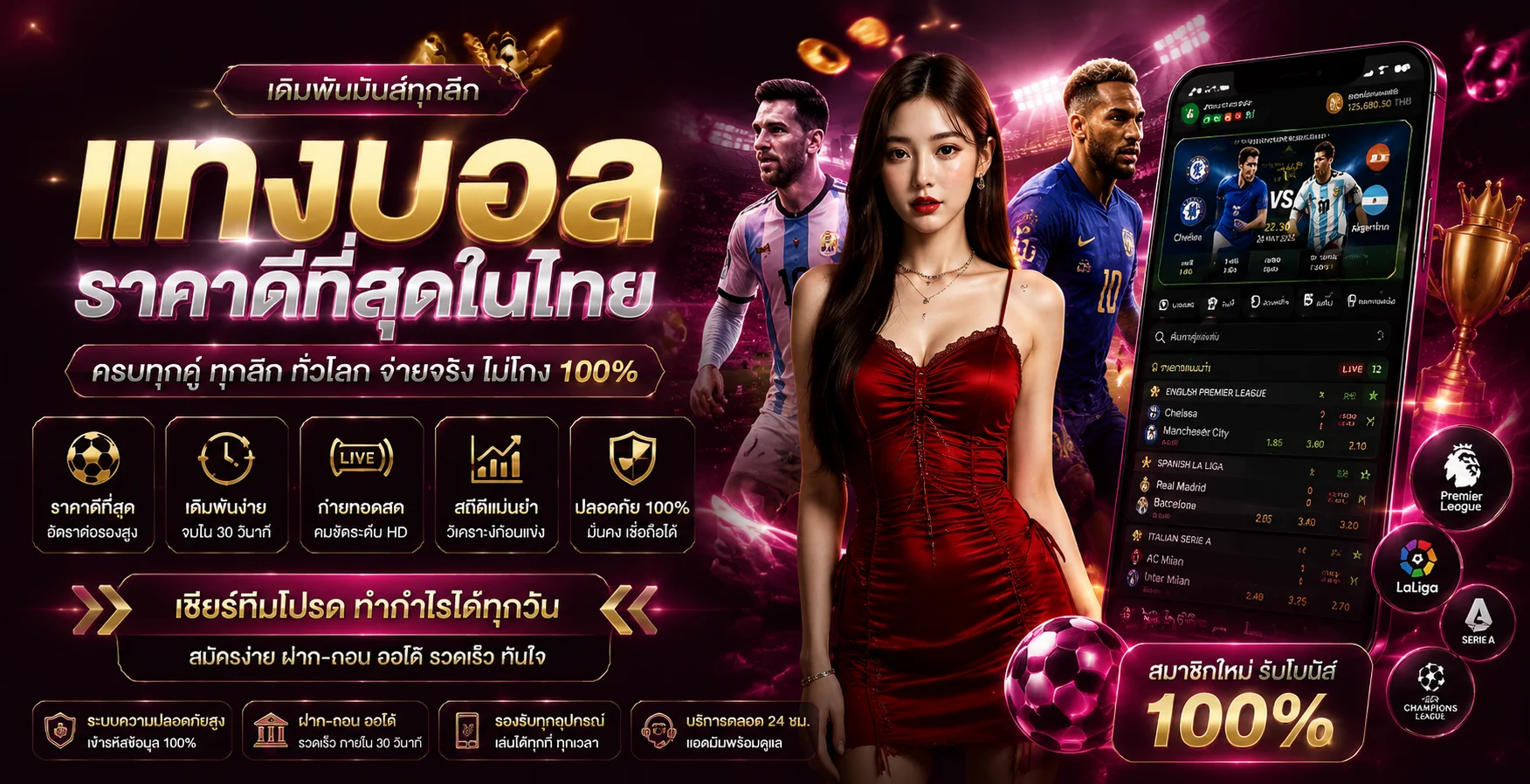 แทงบอลออนไลน์ All Slot Auto Wallet ครบทุกลีกดัง